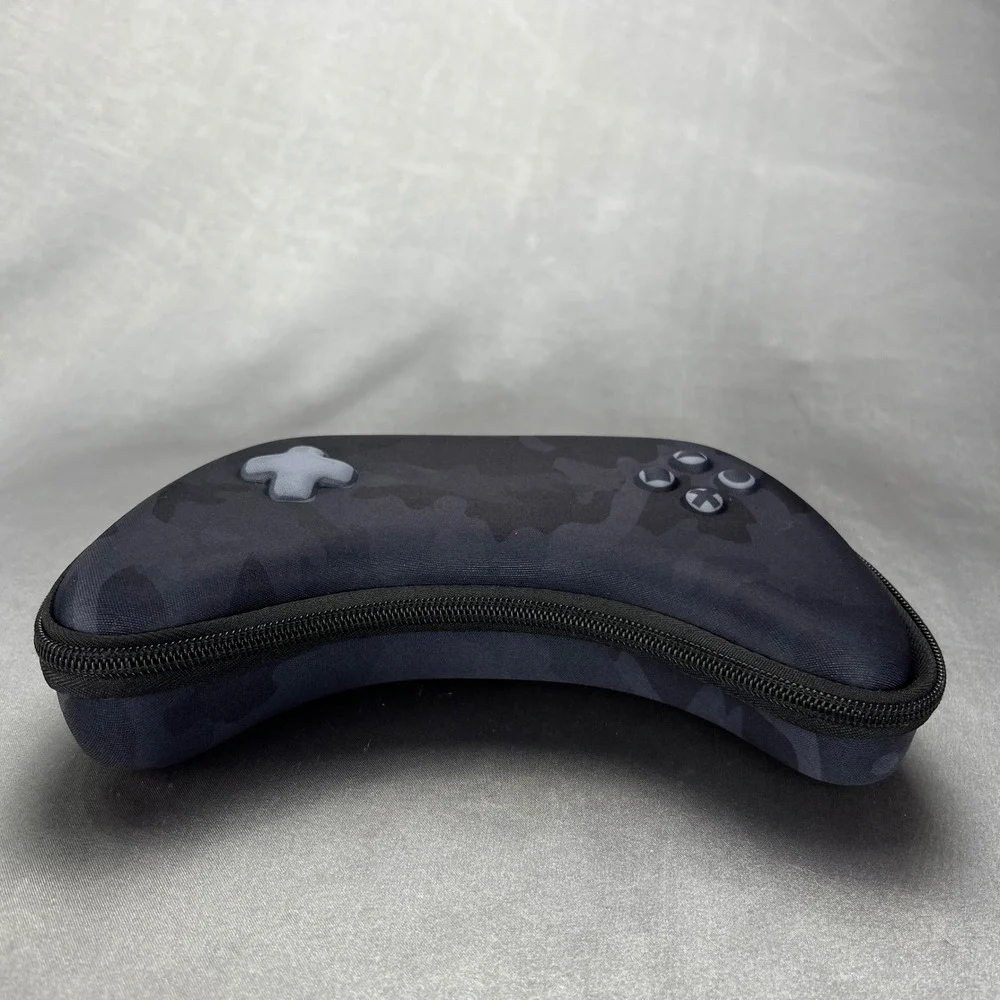 It's Academic Black Camo Video Game Controller Shaped Pencil Case Storage Pouch